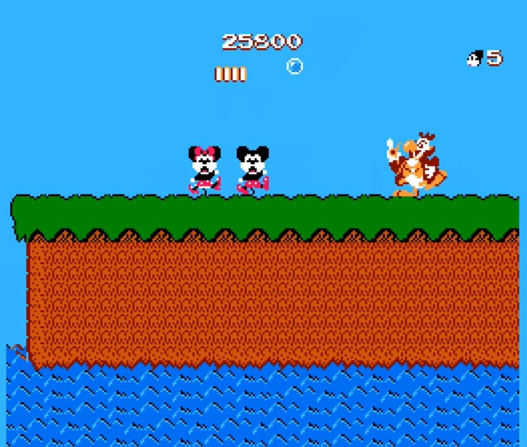 Mickey Mousecapad - геймплей игры Dendy\NES